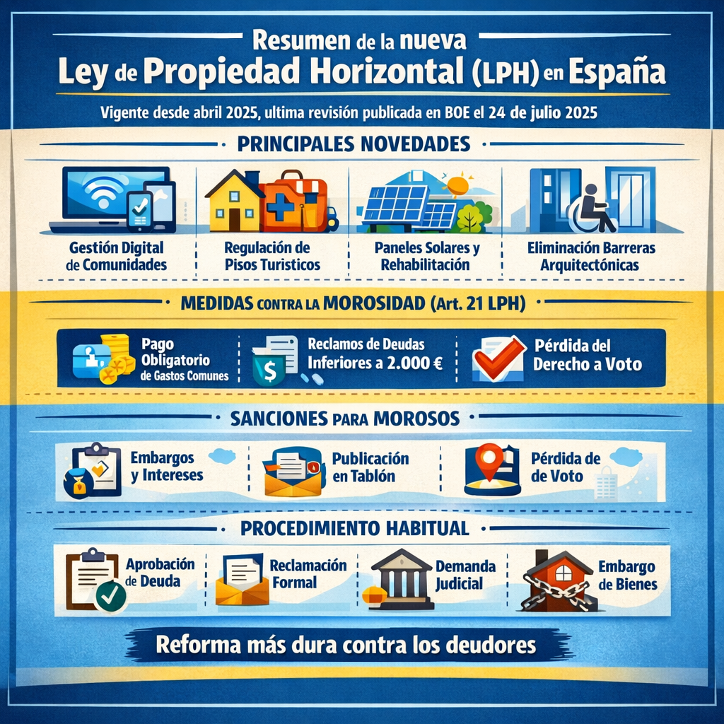 Nueva Ley de Propiedad Horizontal en España